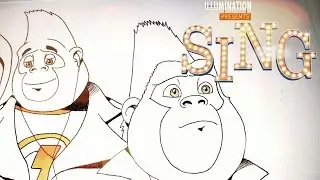 SING MOVIE DRAWING KIDS