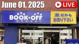 🔴 Japan 🇯🇵 IRL | City Book Off Hopping! [Livestream Archive] [June 01, 2025]