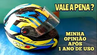 CAPACETE FW3 GTX FOX APÓS UM ANO DE USO REVIEW