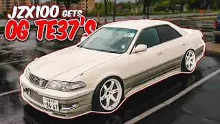 JZX100 Mark ii Gets OG TE37's!