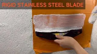Paltren Pro-Grade Rigid Stainless Steel Putty Knife | Heavy-Duty Paint Scraper Tool