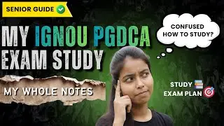 IGNOU Study Guide for Beginners 2026 | How I Prepare Notes + Exam Preparation Tips #ignou #exam #yt