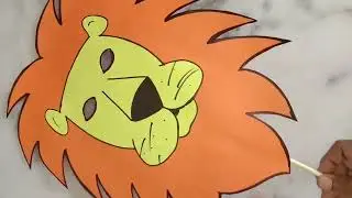 How to make Lions face mask
