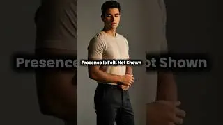 Presence Is Felt, Not Shown #bodylanguage #calmconfidence #menspresence #confidence