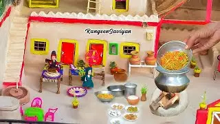 Miniatur Village Style Sweet Rangeen Seviyan | Dood Wali Meethi Seviyan | Punjab Miniature Village |