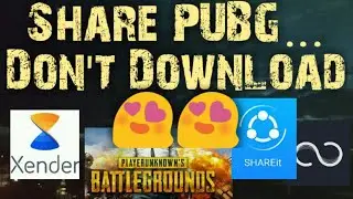 How To SHARE PUBG | SHAREit | Xender | Mi Drop |Androgamer Malayalam