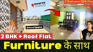Affordable DDA MIG, 2 Bedroom with Roof Flat for Sale- Dwarka Sec 11, Delhi (Royal Green Apartment)