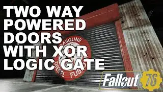 Fallout 76: How to make a two way powered door