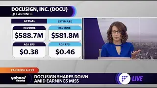 DocuSign stock falls on earnings miss
