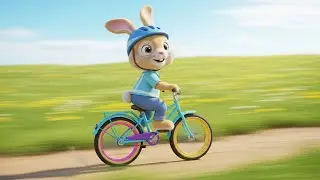 Велосипед Банни издает звук «Звонок Звонок» 🚲🔔🎶 | мультфильм для детей и весёлые приключения