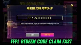 FFPL TODAY REDEEM CODE TAMIL | FFPL POWER UP REDEEM CODE