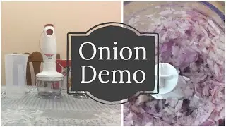 Maharaja Hand Blender Onion Cutting Demo