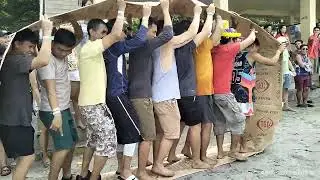 Team Building Games  ( Sack Race )