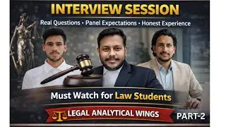 Real Law Interview Experience. Part-2 Read Caption ⚖️