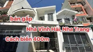 Bán gấp nhà Vĩnh Hải, Nha Trang cách biển 400m