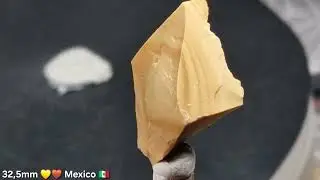 Yellow limonite jasper Limonit-Jaspis 32,5mm 💛🤎 Mexico 🇲🇽 -- www.rossminerals.com -- 🇬🇧 🇩🇪 🇨🇵 🇮🇹 🇨🇿