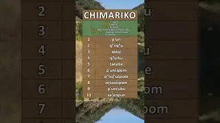 NUMBERS IN CHIMARIKO LANGUAGE