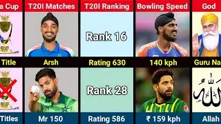 Comparison: Arshdeep Singh Vs Haris Rauf