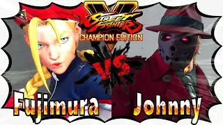 [SFV CE] Fujimura(Cammy) vs Johnny(G) [Street Fighter 5 Champion Edition]