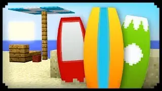 ✔ Minecraft: How to make Surfboards