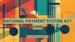 Закон о национальной платежной системе 1998 года: Регулирование финансовых операций в Южной Африке