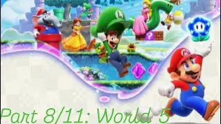 Super Mario Bros. Wonder 4-Player LP Part 8: Fungi Mines: The Island Dig (2/2)