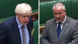 'Totally illogical': Boris Johnson reacts to attack by Ian Blackford over new Brexit law proposal