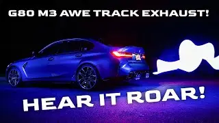 G80 M3 AWE Track Exhaust sounds!