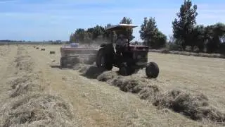 Hay Bailing with an International 445D