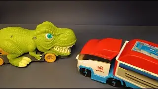 Paw Patrol VS Dinosaur Review Toys / ASMR
