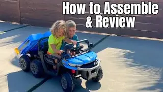 Set Up Guide & Review of 24V 2 Seater Ride On Dump Truck with Remote