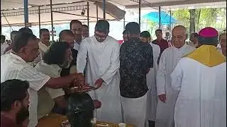 കുനമ്മാവ് തീർത്ഥാടന കേന്ദ്രമായ st ഫിലോമിനാസ് ദൈവാലയത്തിൽ സൗഖ്യദായക നേർച്ച സദ്യ നടത്തി.