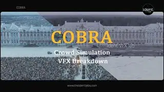 COBRA  VFX Breakdown | CROWD SIMULATION | Ident VFX Lab | SEVENSCREEN STUDIO | CHIYAAN VIKRAM |2022