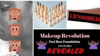 NEW Fast Base Foundation Sticks - MAKEUP REVOLUTION | SWATCHES