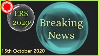 LRS 2020 last date extended upto 15th October 2020 || LRS 2020 telangana