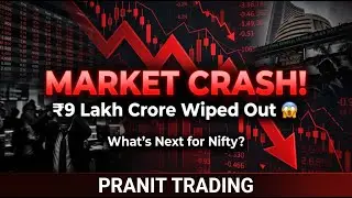 Indian Share Market Crash Explained ₹9 Lakh Crore Wiped Out |Trump ?Tariffs, FII Selling/Jan 9, 2026