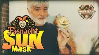 3D Printed Fasnacht Sun Mask