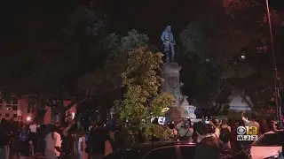 DC Protesters Topple, Set Fire To Confederate Statue