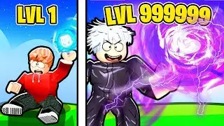 ROBLOX CHOP FIGHT FROSTY GOJO AT MAX POWER HOLLOW PURPLE