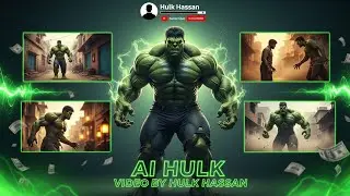 Hulk Hassan Ka AI Power Mode&mdash;Gaon Walay Dhang Reh Gaye! Full Viral Video#HulkHassan #HulkAI #shorts 