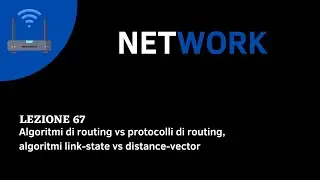 NETWORK COURSE ITA-Lesson 67 Link-state and distance-vector routing algorithms, routing protocols