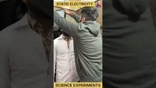 static electricity | gas stove | science experiments #experiment #science