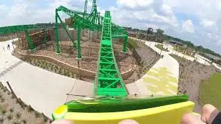 Matugani Front Row On-Ride POV 4K ALL NEW Intamin Launch Coaster Lost Island Waterloo, IA