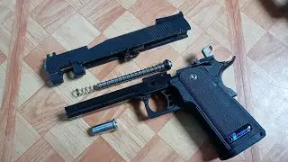 Stainless guide plug upgrade for hi capa airsoft pistols