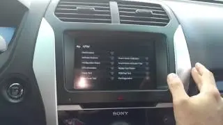 Диагностический режим MyFordTouch