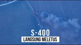 Dua Peluncur Rudal Sishanud S-400 Disikat di Belgorod