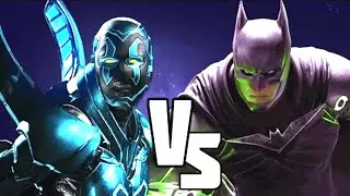 Injustice 2 game | Batman vs Blue Beetle ☆》 Бетмен против  Синий жук игры Injustice 2