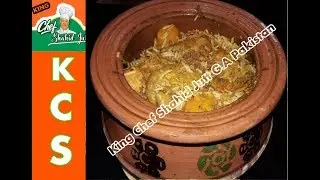 Chicken Handi Biryani ( King Chef Shahid Jutt G.A Pakistan )