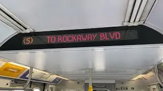 IND Rockaway Line: R160B Alstom (S) Train Ride from Rockaway Park to Rockaway Blvd