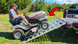 This Aluminum Tri-Fold Ramp is a Game-Changer